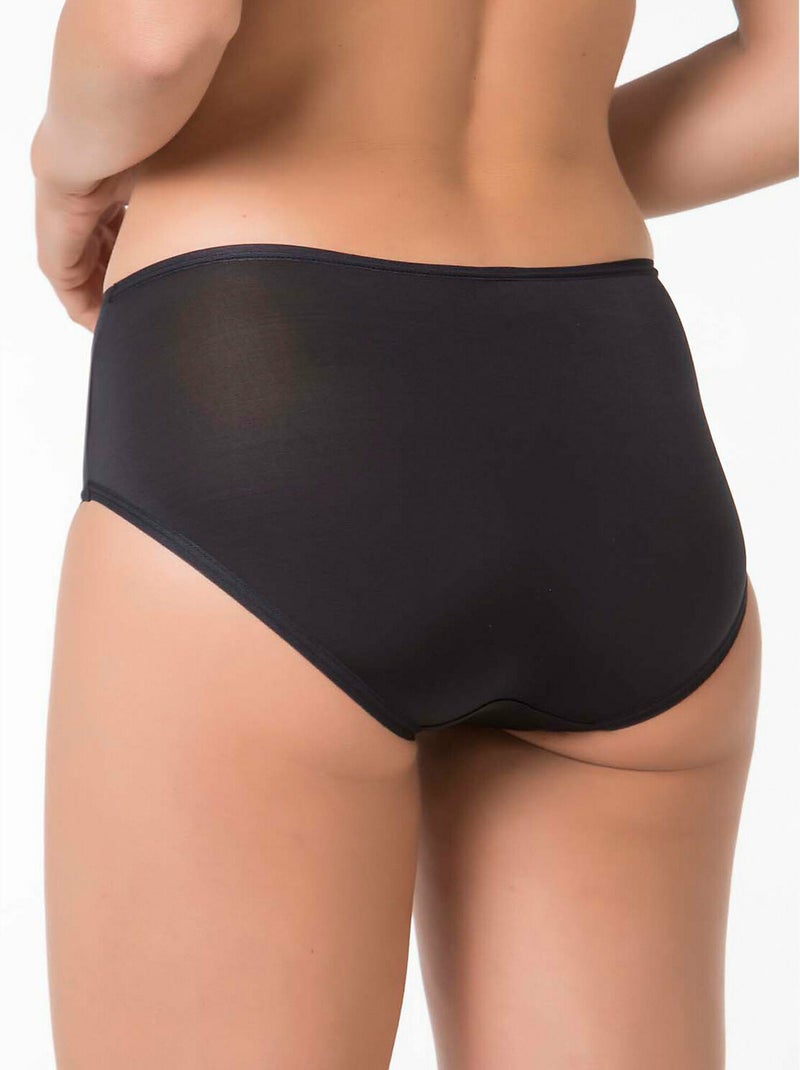 Culotte taille haute invisible Noir - Kiabi