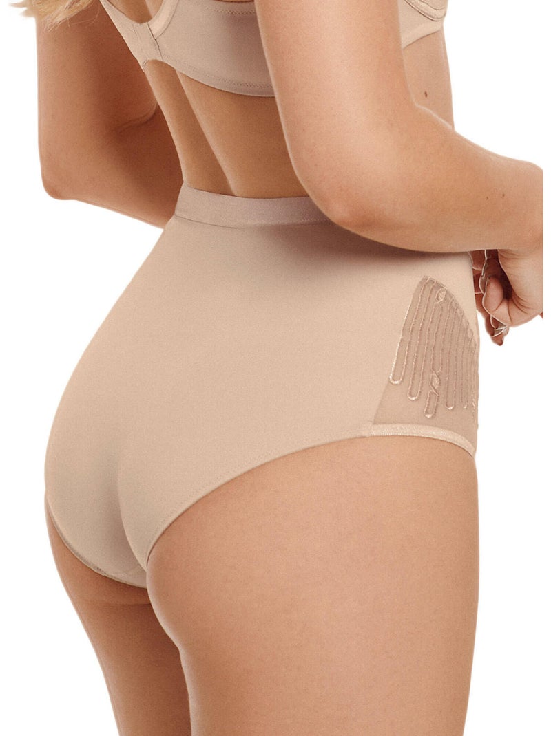 Culotte taille haute Ivonne Beige - Kiabi