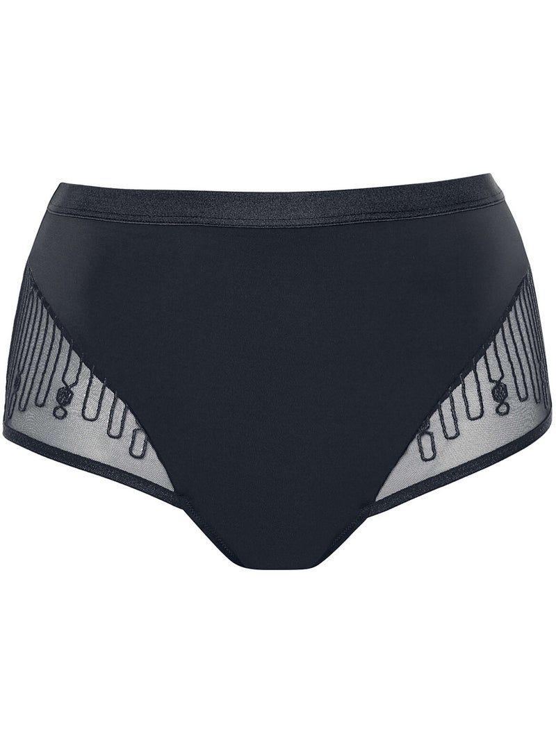 Culotte taille haute Ivonne Gris foncé - Kiabi