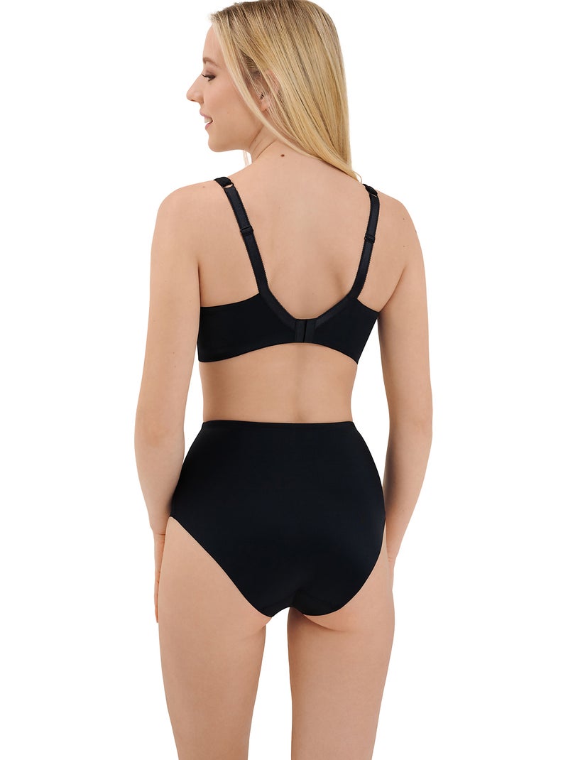 Culotte taille haute Jane Noir - Kiabi