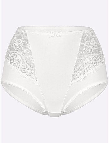 Culotte Taille Haute Jersey Fin - Taille Standard - Witt - Lot de 2