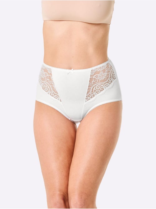 Culotte Taille Haute Jersey Fin - Taille Standard - Witt - Lot de 2 - Kiabi