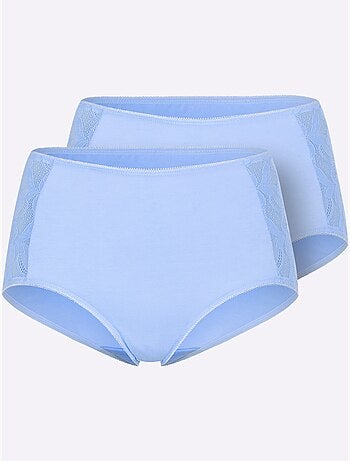 Culotte Taille Haute Jersey Fin - Taille Standard - Witt - Lot de 2
