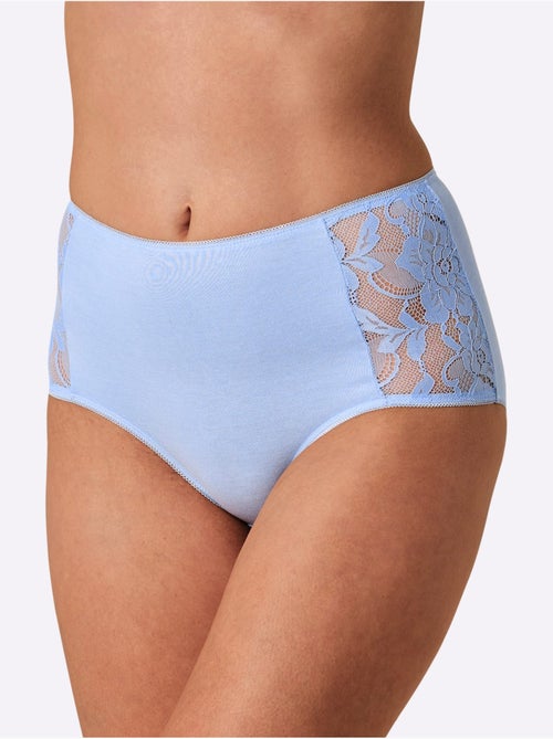 Culotte Taille Haute Jersey Fin - Taille Standard - Witt - Lot de 2 - Kiabi