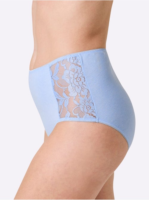 Culotte Taille Haute Jersey Fin - Taille Standard - Witt - Lot de 2 - Kiabi
