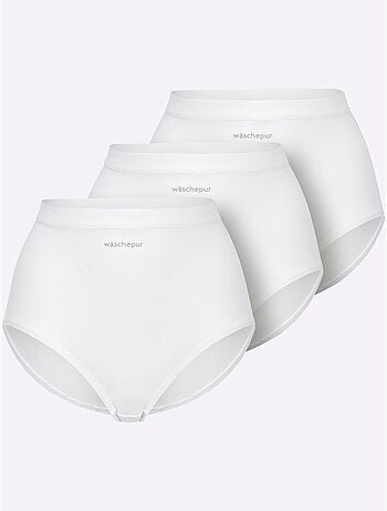 Culotte Taille Haute Jersey Fin - Taille Standard - Witt - Lot de 3