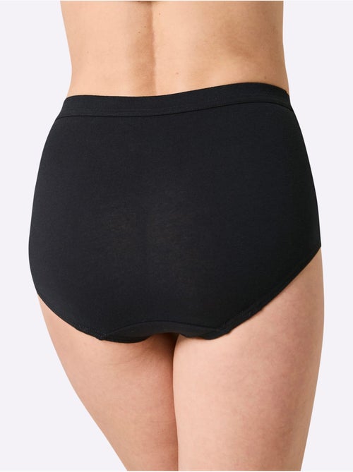 Culotte Taille Haute Jersey Fin - Taille Standard - Witt - Lot de 3 - Kiabi