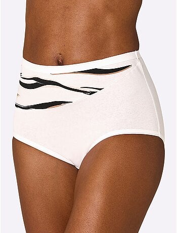 Culotte Taille Haute Jersey Fin - Taille Standard - Witt - Lot de 4