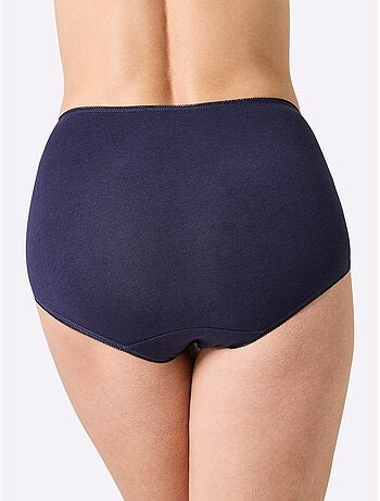 Culotte Taille Haute Jersey Fin - Taille Standard - Witt - Lot de 4