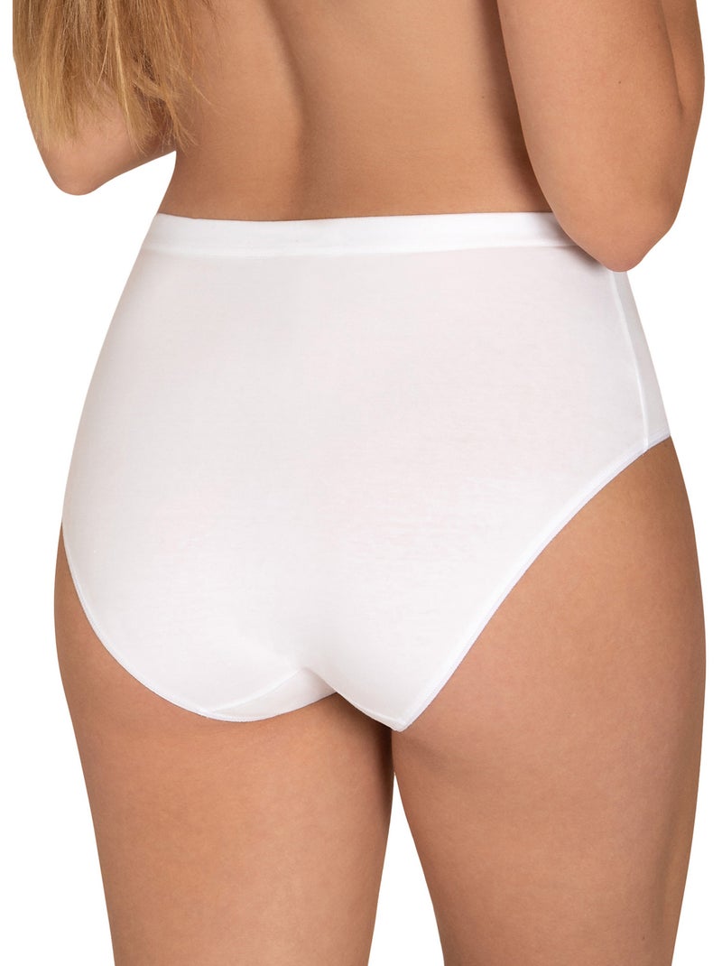 Culotte taille haute Kaia Blanc - Kiabi