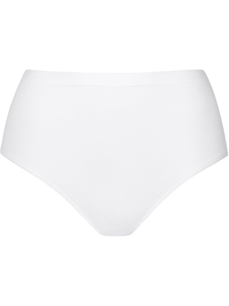 Culotte taille haute Kaia Blanc - Kiabi