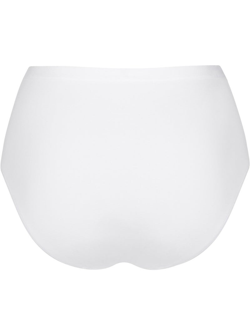 Culotte taille haute Kaia Blanc - Kiabi