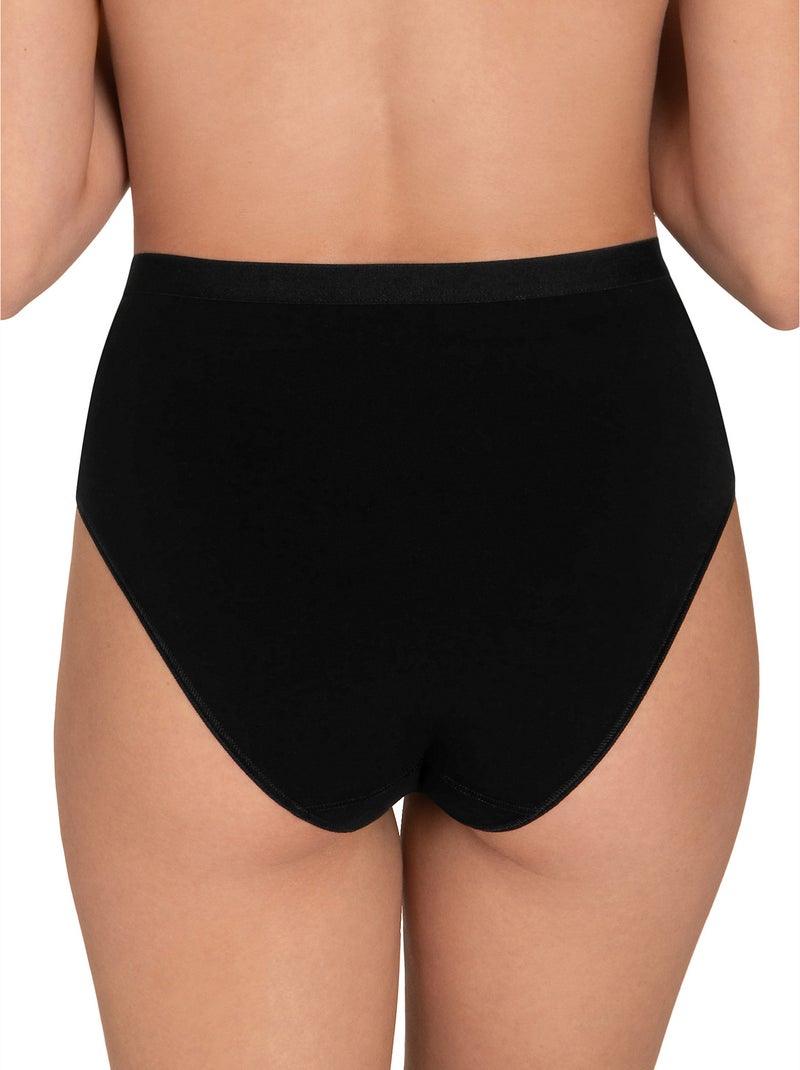 Culotte taille haute Kaia Noir - Kiabi