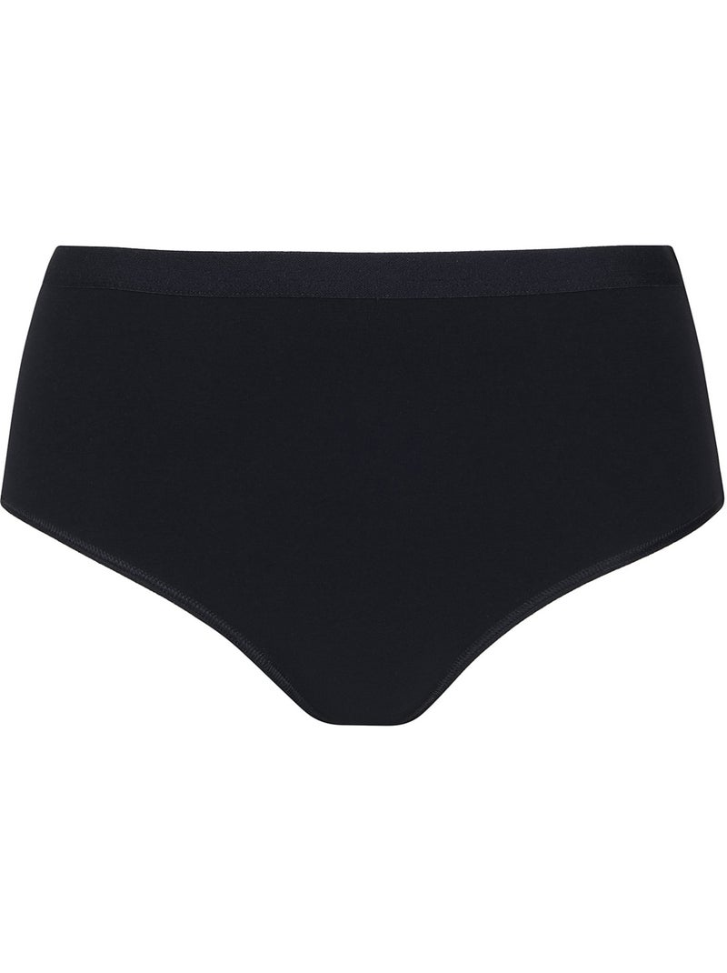 Culotte taille haute Kaia Noir - Kiabi