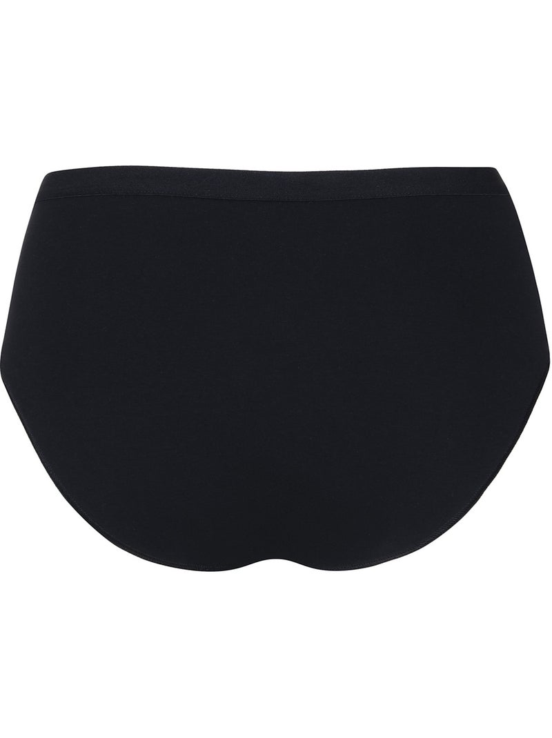 Culotte taille haute Kaia Noir - Kiabi