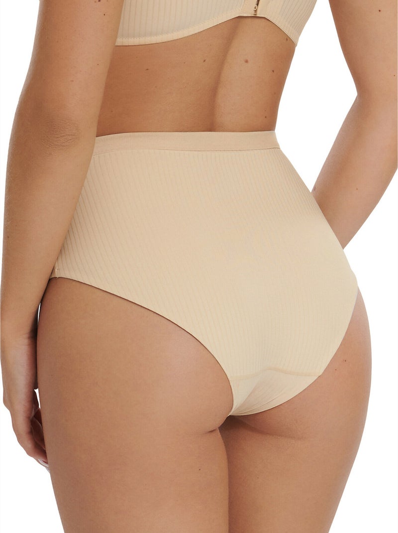 Culotte taille haute Laura Beige - Kiabi