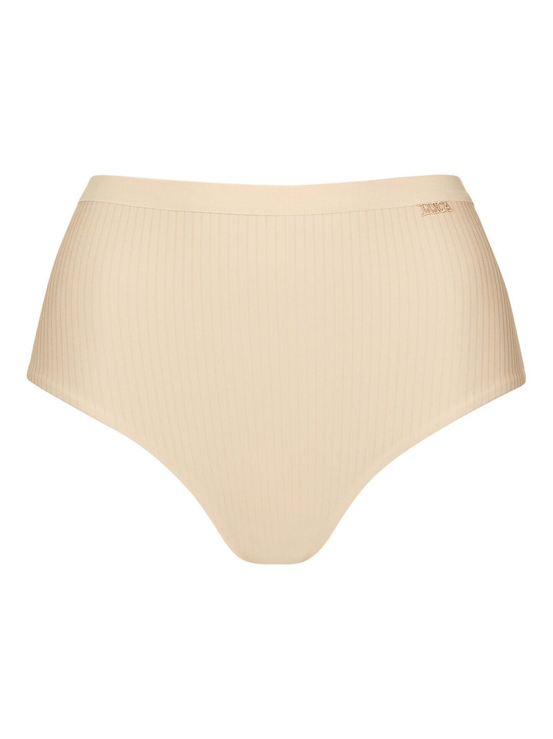 Culotte taille haute Laura Beige - Kiabi