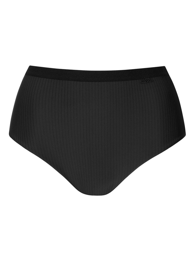 Culotte taille haute Laura Noir - Kiabi