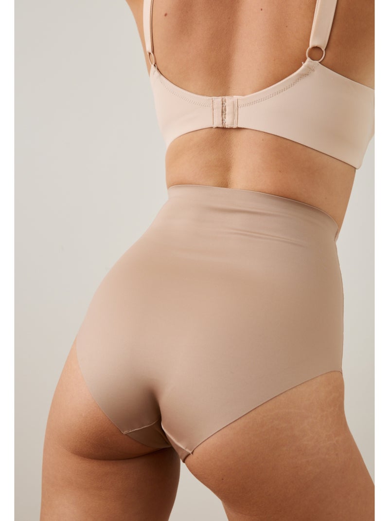 Culotte taille haute Louna Beige - Kiabi