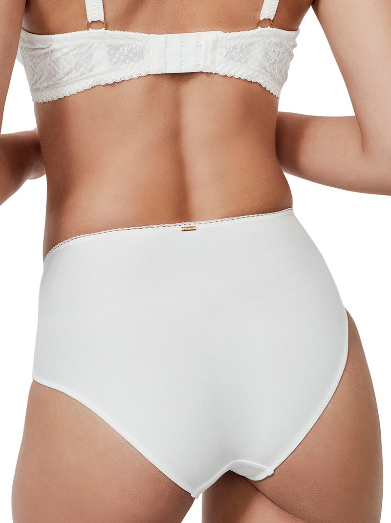 Culotte taille haute MALITZIA MARIAGE Ecru - Kiabi