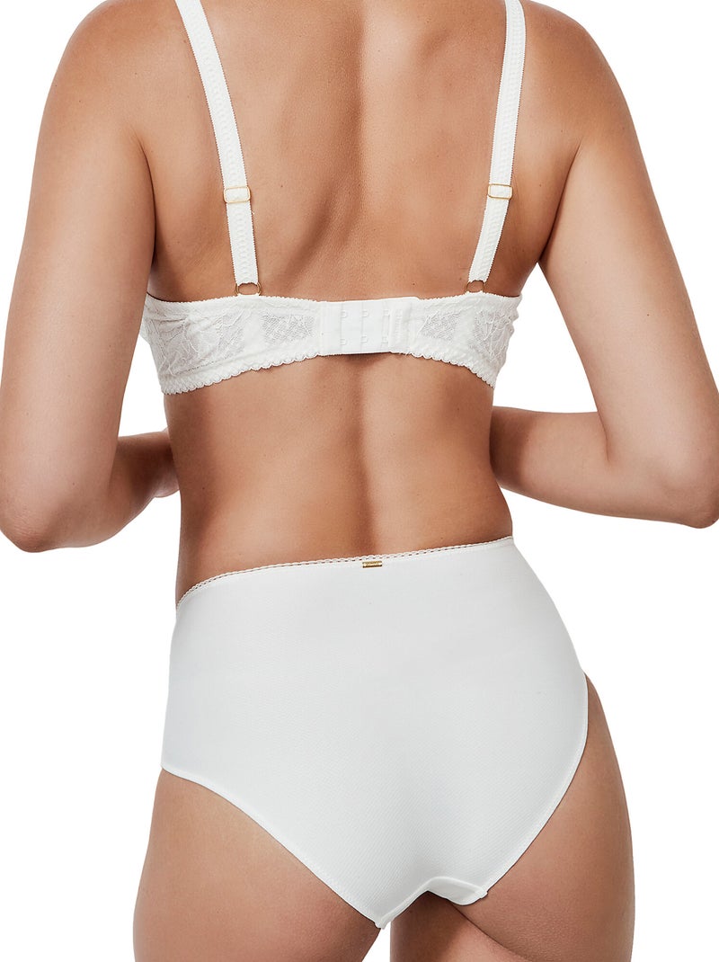 Culotte taille haute MALITZIA MARIAGE Ecru - Kiabi