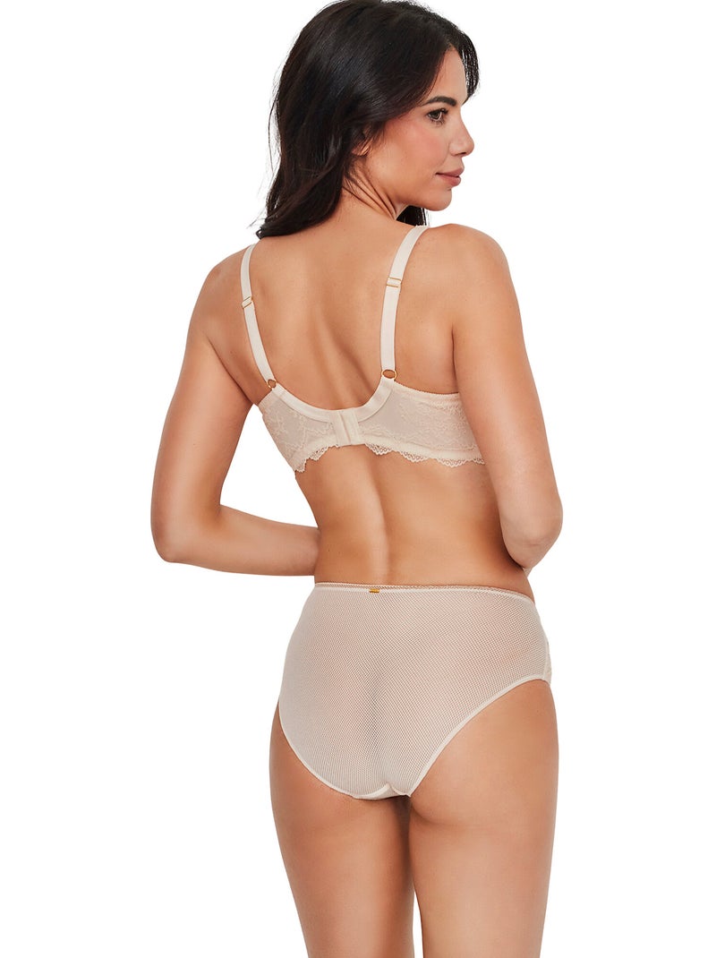 Culotte taille haute MANUELA Beige - Kiabi