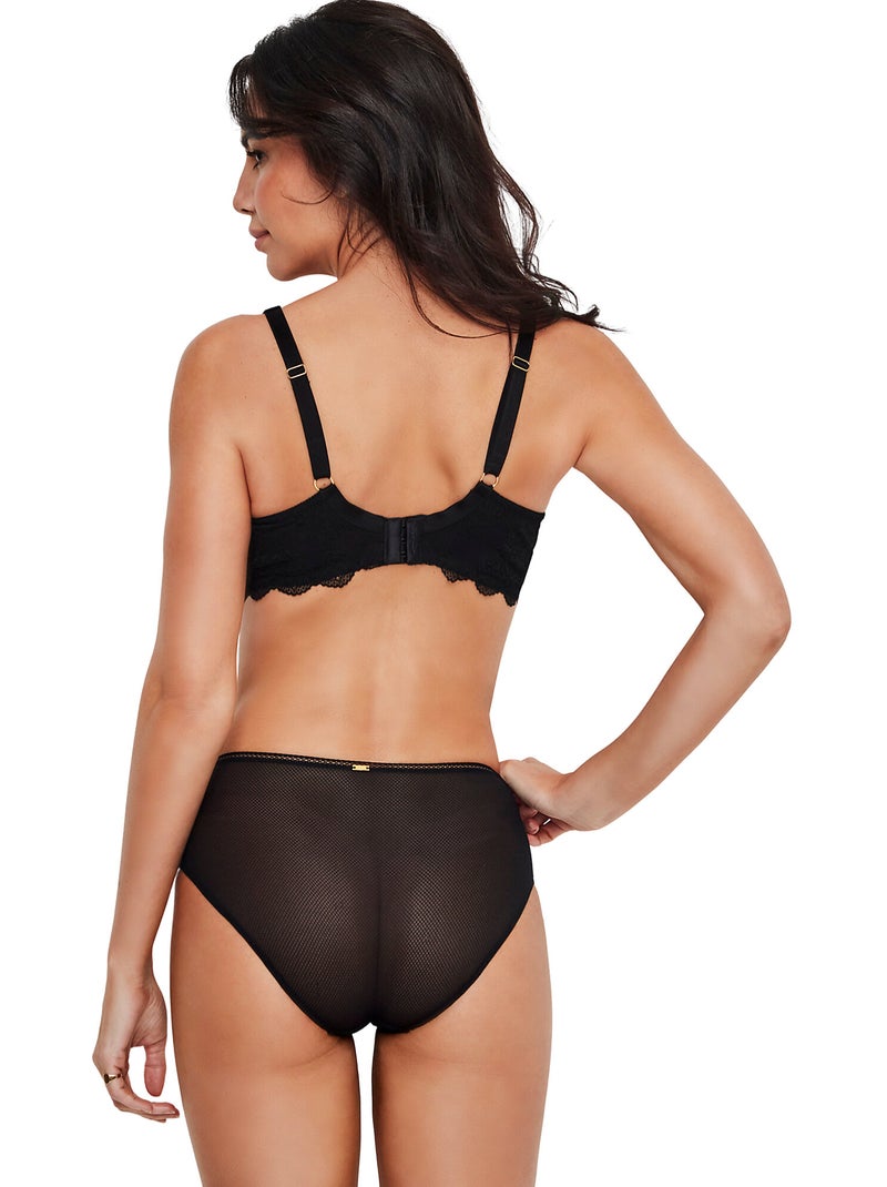 Culotte taille haute MANUELA Noir - Kiabi