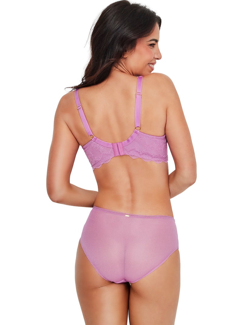 Culotte taille haute MANUELA Violet - Kiabi