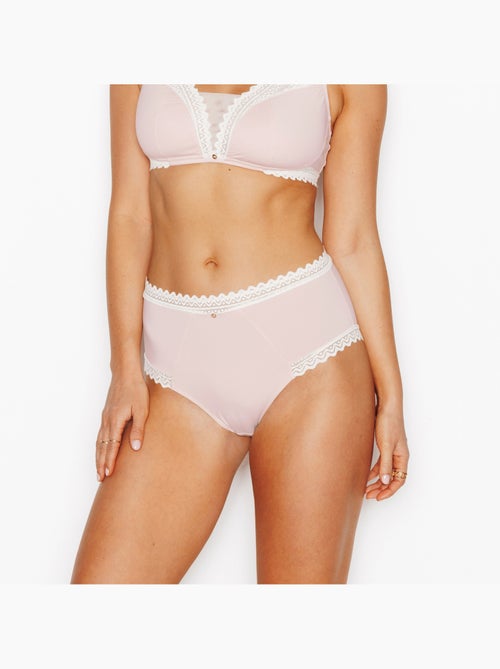 Culotte taille haute microfibre Douce - RougeGorge Lingerie - Kiabi