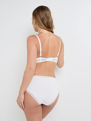 Culotte taille haute microfibre Douce - RougeGorge Lingerie