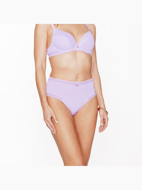 Culotte taille haute microfibre Douce - RougeGorge Lingerie - Kiabi
