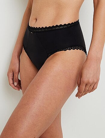 Culotte taille haute microfibre Douce - RougeGorge Lingerie