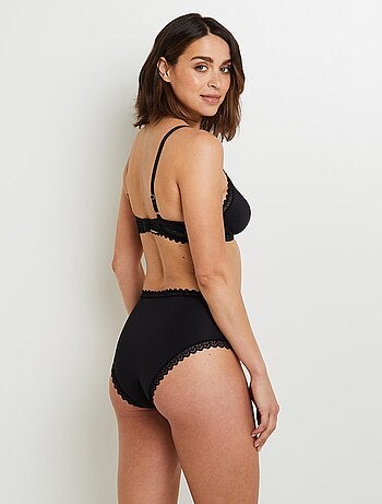 Culotte taille haute microfibre Douce - RougeGorge Lingerie