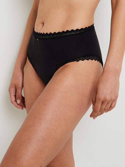 Culotte taille haute microfibre Douce - RougeGorge Lingerie - Kiabi