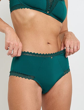 Culotte taille haute microfibre Douce - RougeGorge Lingerie