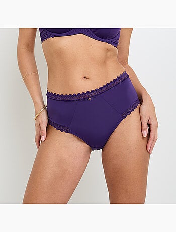 Culotte taille haute microfibre Douce - RougeGorge Lingerie