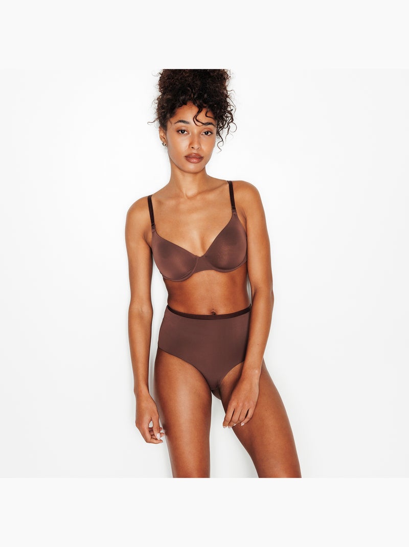 Culotte taille haute microfibre Perfect - RougeGorge Lingerie Marron - Kiabi