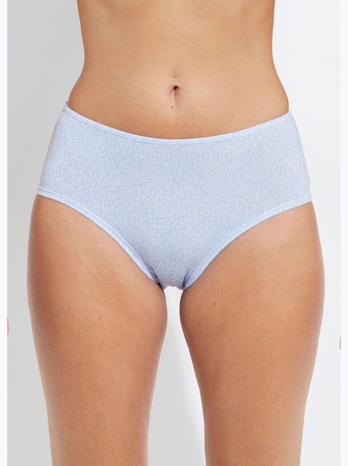Culotte taille haute midi coton stretch - lot de 3 - Afibel - Kiabi Culotte taille haute midi coton stretch - lot de 3 - Afibel - Kiabi
