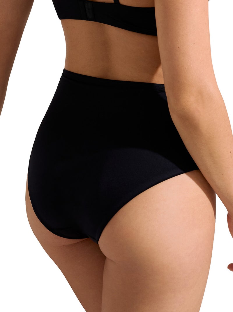 Culotte taille haute Naomi Noir - Kiabi