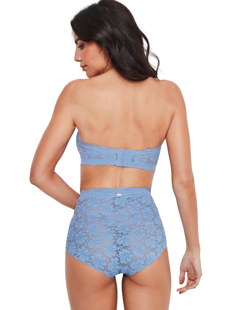 Culotte taille haute ONE AND LACE Bleu - Kiabi