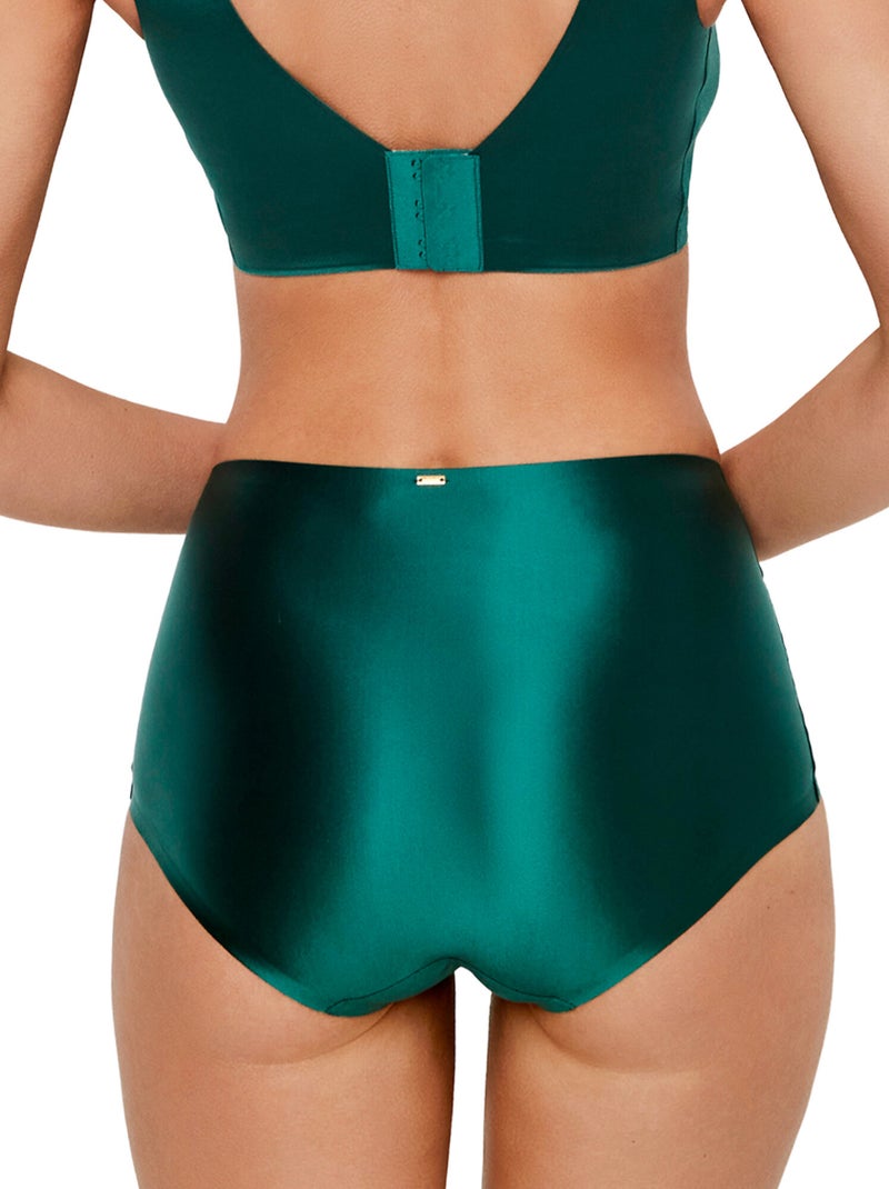 Culotte taille haute one gloss Vert - Kiabi
