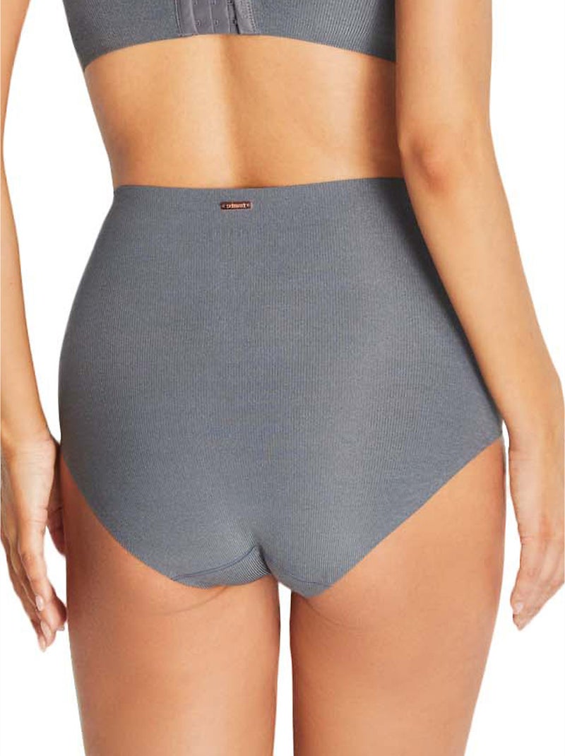 Culotte taille haute One Gris - Kiabi
