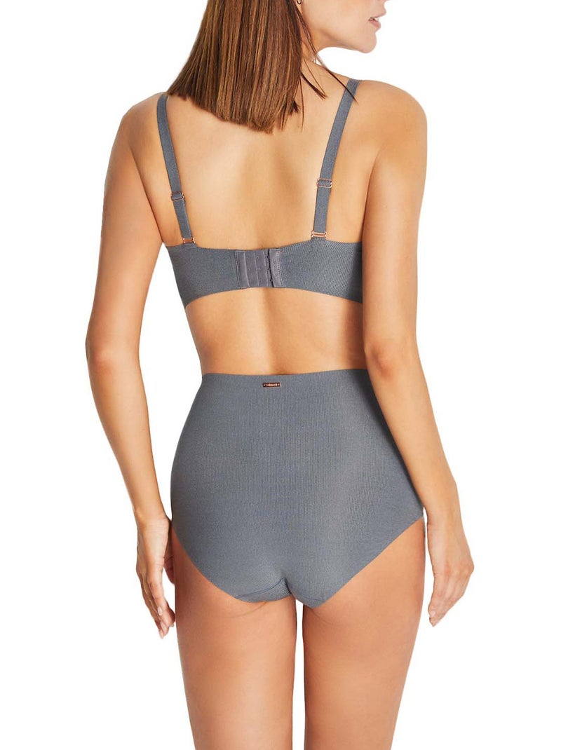 Culotte taille haute One Gris - Kiabi