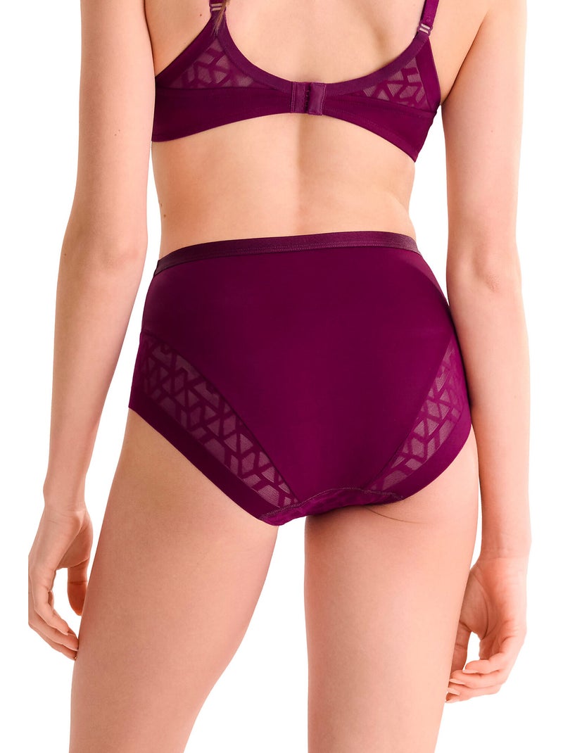 Culotte taille haute Opal Magenta - Kiabi