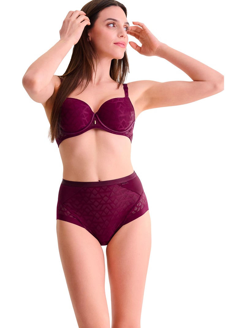 Culotte taille haute Opal Magenta - Kiabi