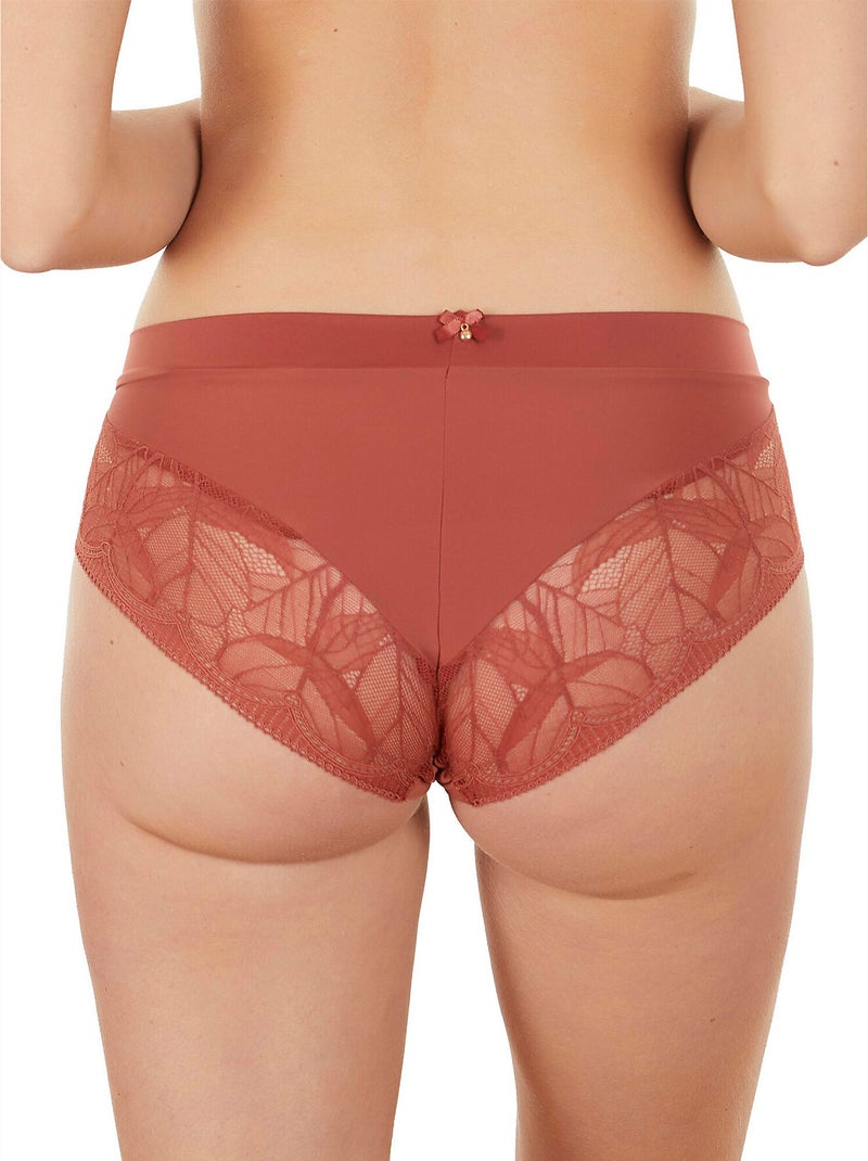 Culotte taille haute Oriana Marron - Kiabi