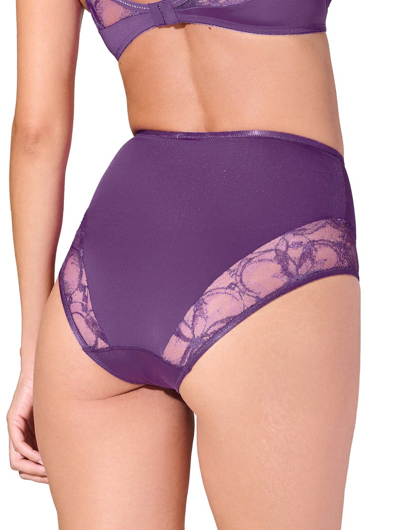 Culotte taille haute PATRICIA Violet - Kiabi