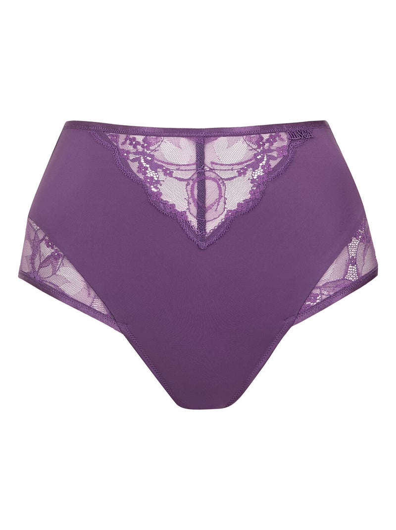 Culotte taille haute PATRICIA Violet - Kiabi