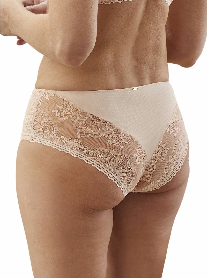 Culotte taille haute Penelope Beige - Kiabi