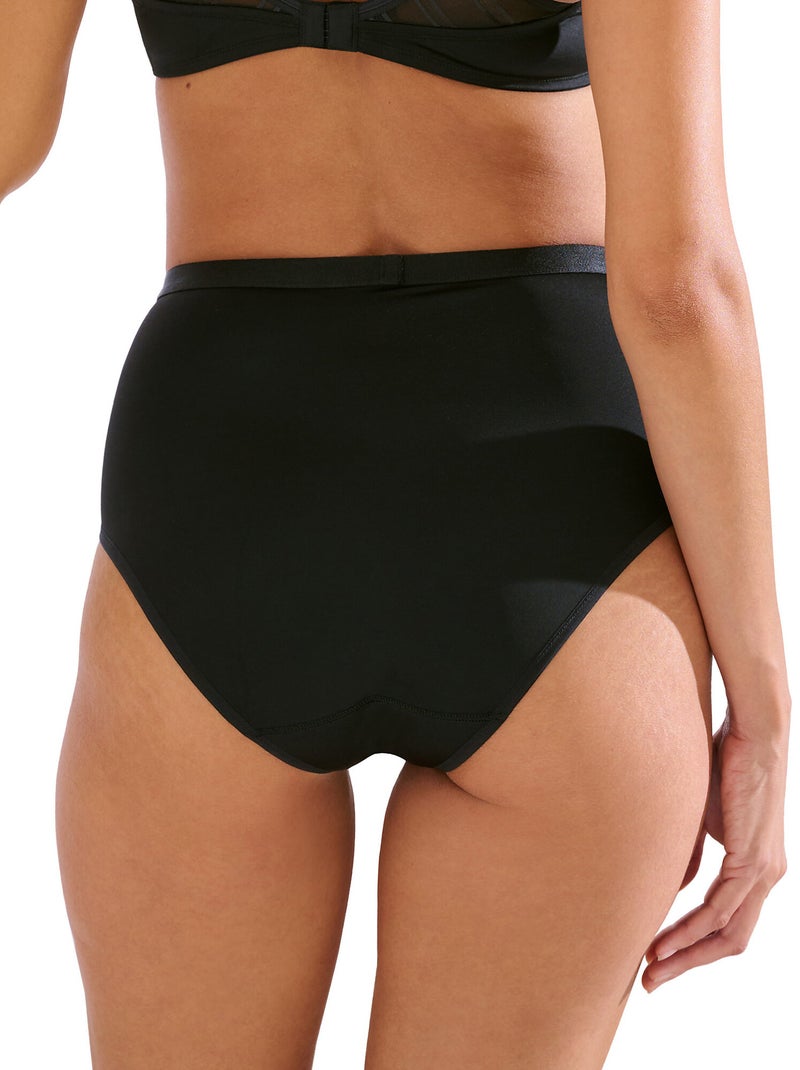 Culotte taille haute PRINCESS Noir - Kiabi